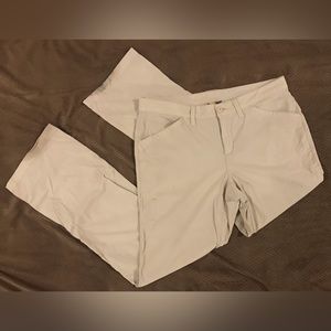 Eddie Bauer Women’s Cream Khaki Outdoor Capri-able Adventure Pants - 10